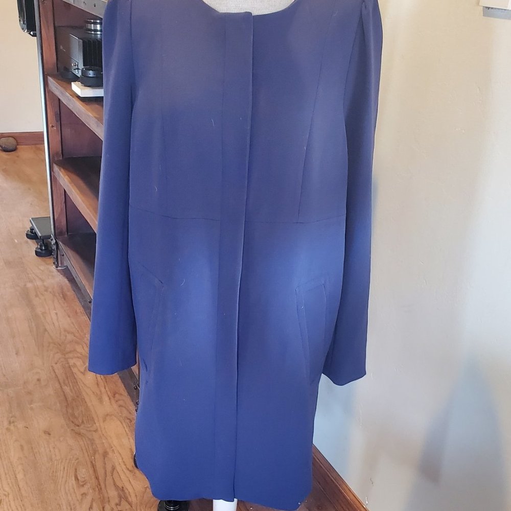 NWOT H&M navy walking coat